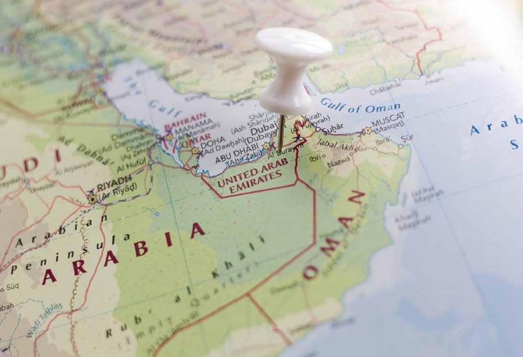 نقشه ایران به دبی